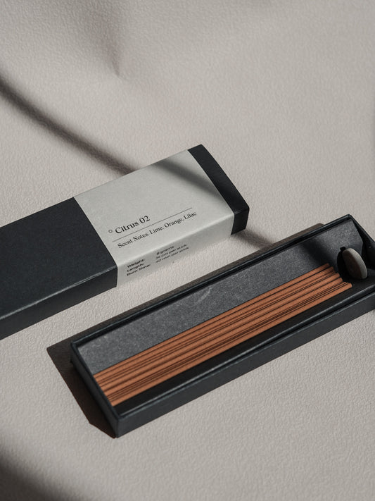 Citrus 02 - Lime & Orange & Lilac - Incense- 19 Sticks