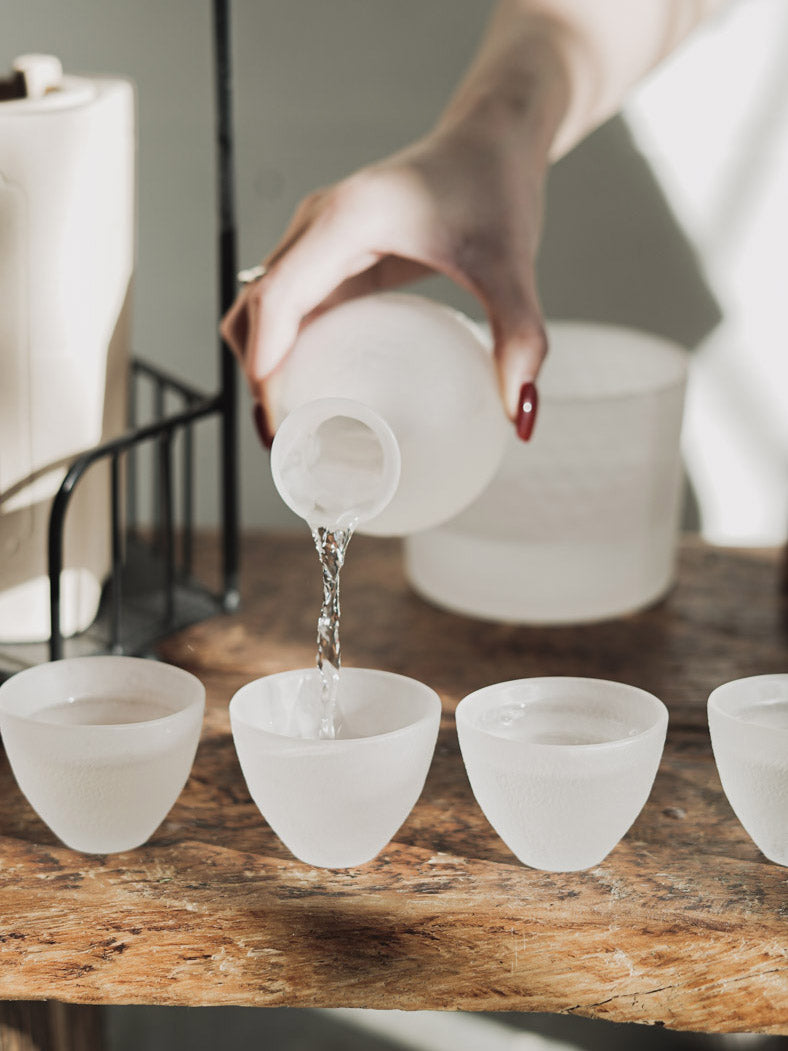 Premium Matte Sake Set - Fantastic Set - 7 Pieces