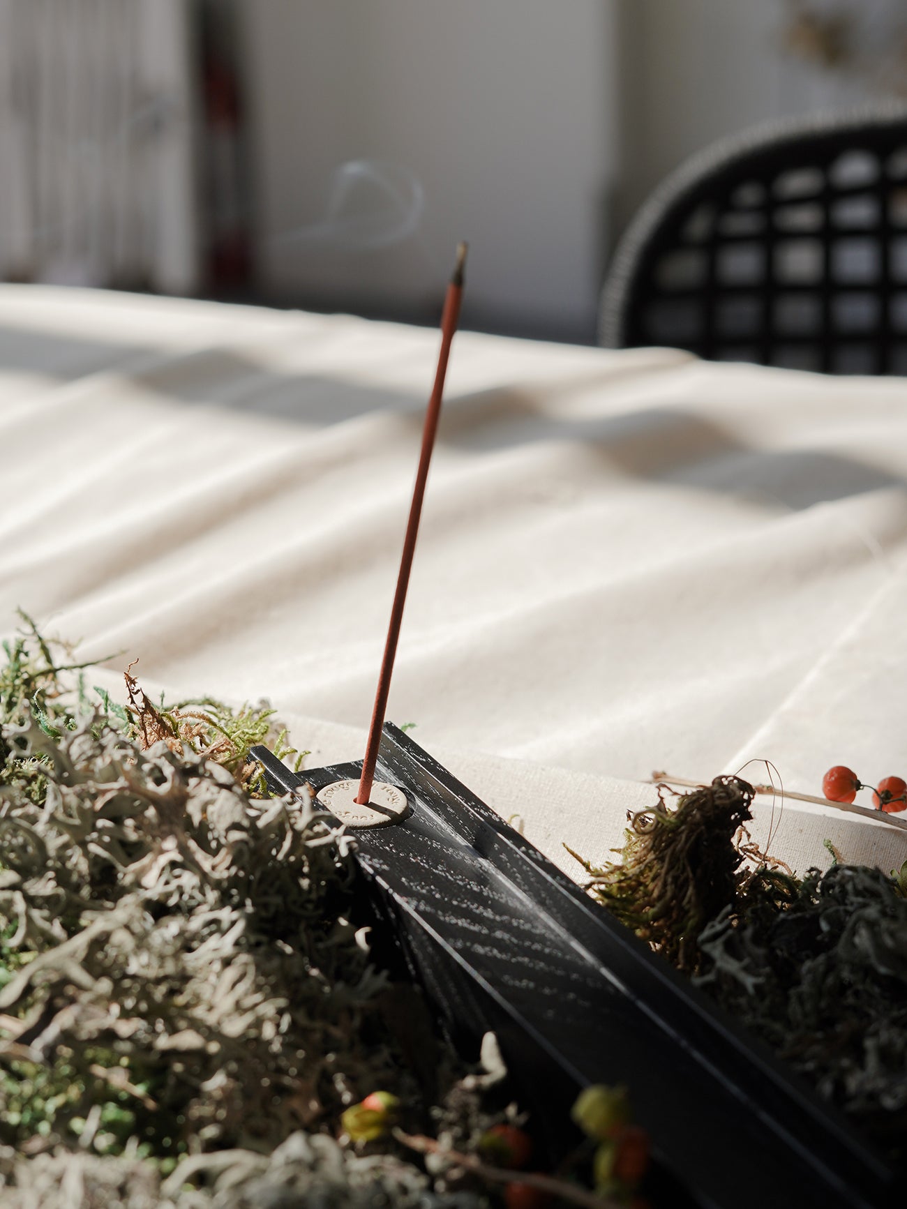 Black Match Incense Burner