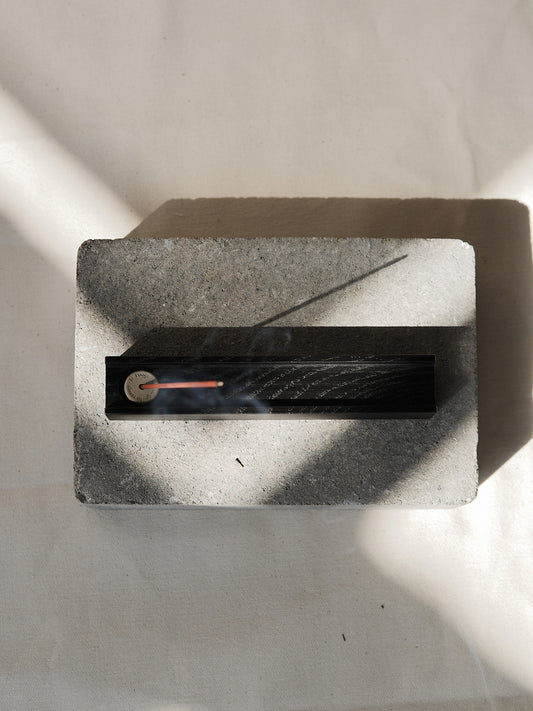 Black Match Incense Burner