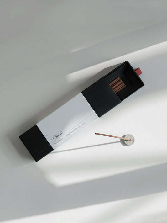Peace 20 - Lemon & Leather & Amber - Premium Incense- 19 Sticks
