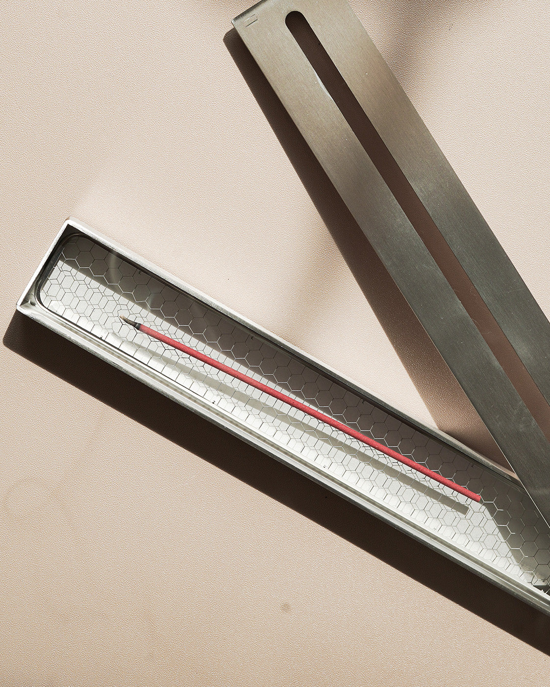 LINE Incense Burner | Brushed Silver