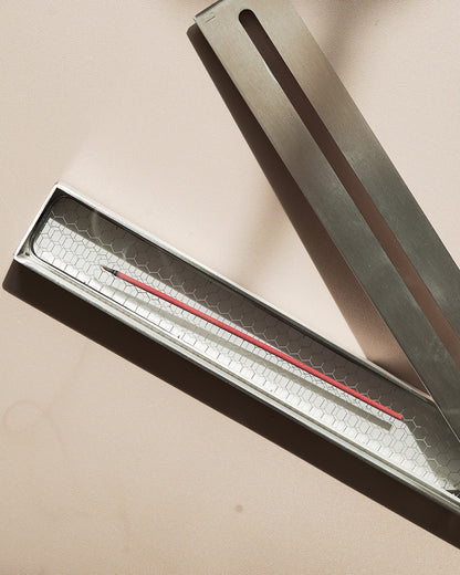 LINE Incense Burner | Brushed Silver