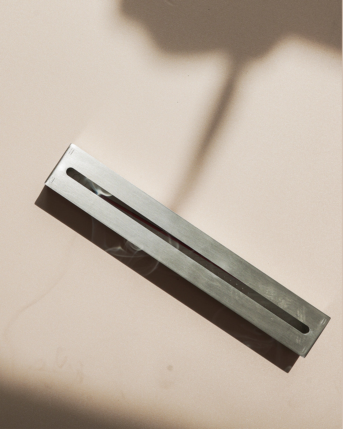 LINE Incense Burner | Brushed Silver