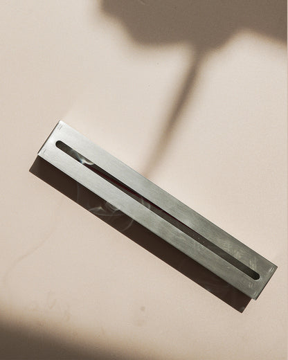 LINE Incense Burner | Brushed Silver