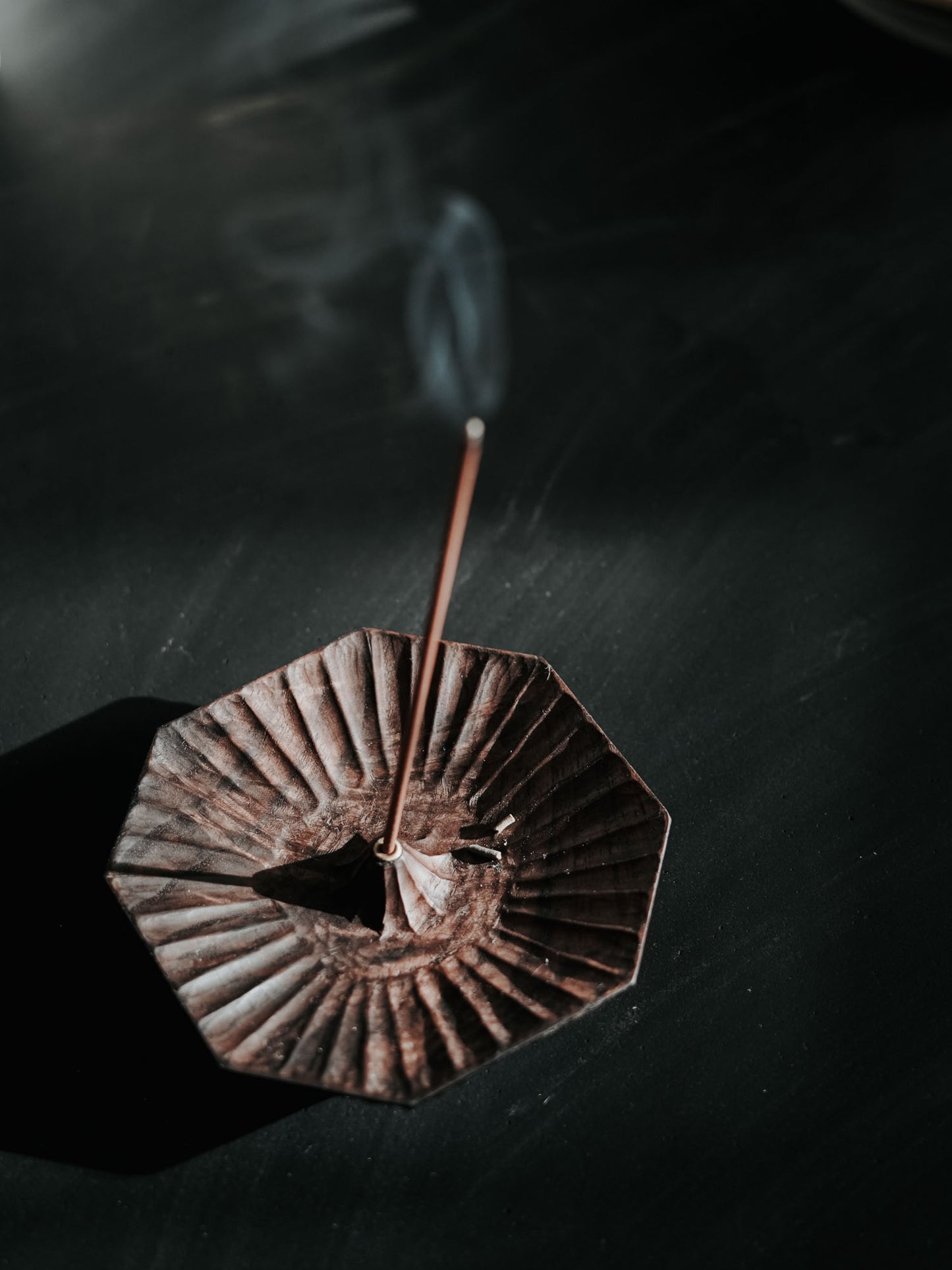 Wood Petal Incense Burner