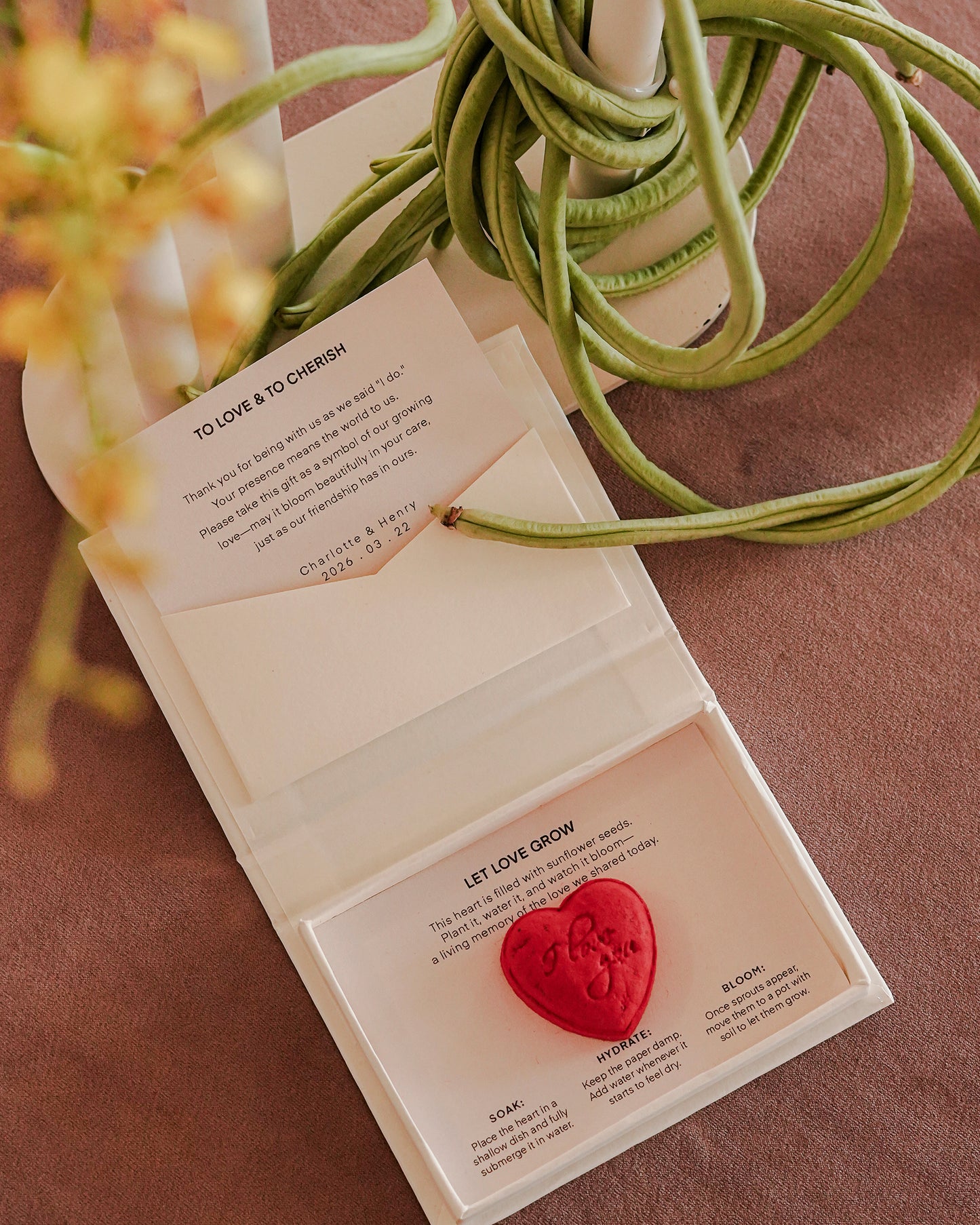 WEDDING FAVOR | Love in Bloom