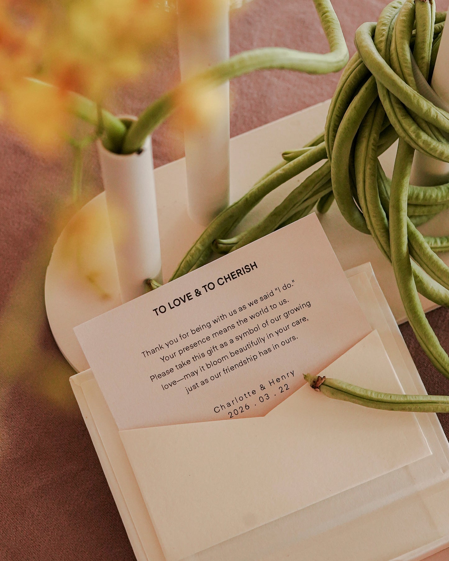 WEDDING FAVOR | Love in Bloom