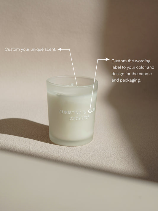 CUSTOM FAVORS - Luxe Glow Candle