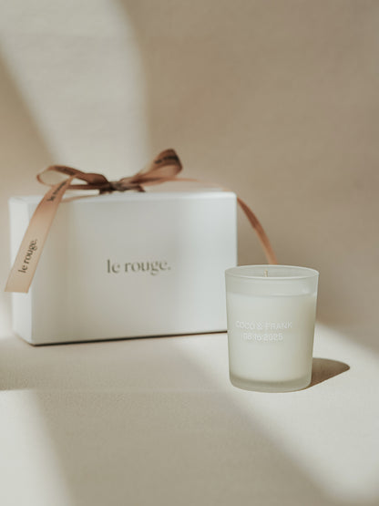 CUSTOM FAVORS - Luxe Glow Candle