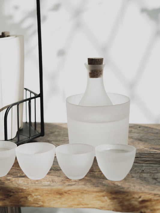 Premium Matte Sake Set  - Fantastic Set - 7 Pieces