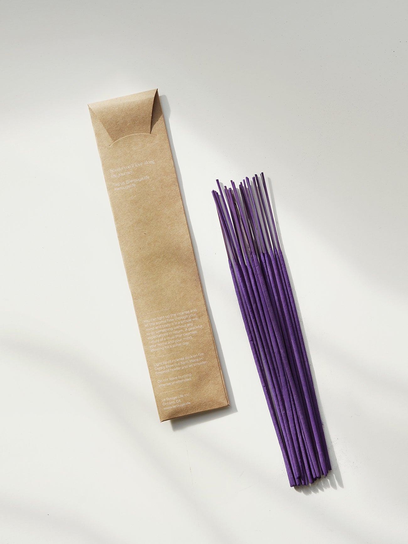 Peace - Lavender Incense - 20 Bamboo Incense Sticks